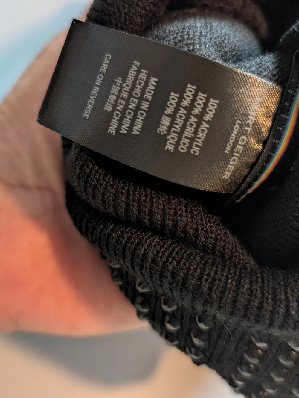 Kurt Geiger London crystal cuff beanie